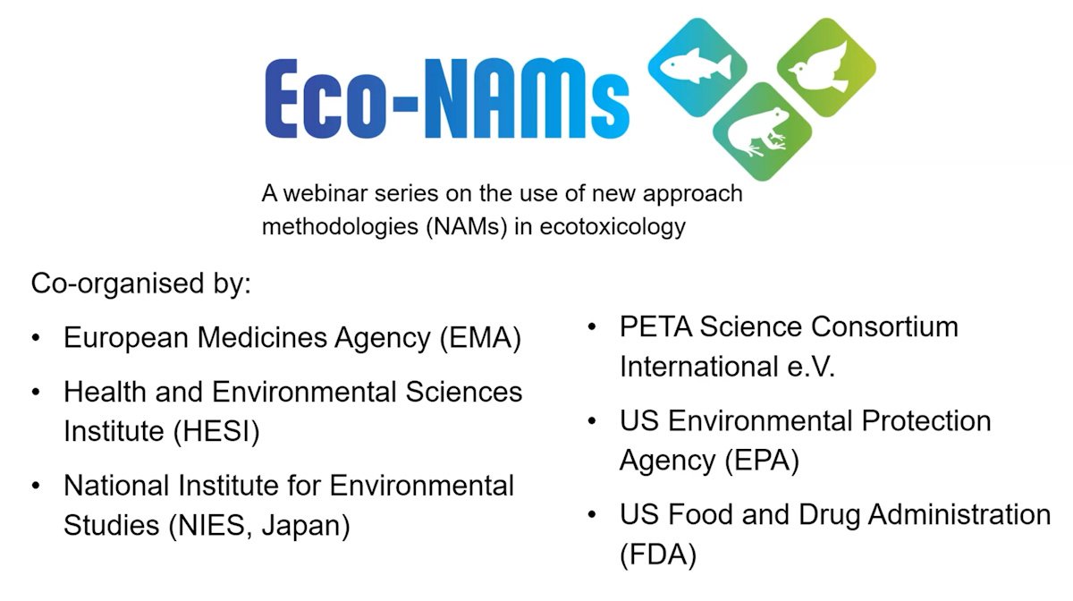 Ecotoxicity Assessments New Approach Methodologies (Eco-NAMs) Webinar Series